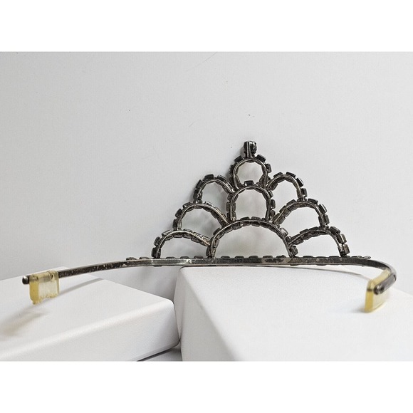 Vintage 1940s - 50s Rhinestone Tiara - Picture 5 of 14
